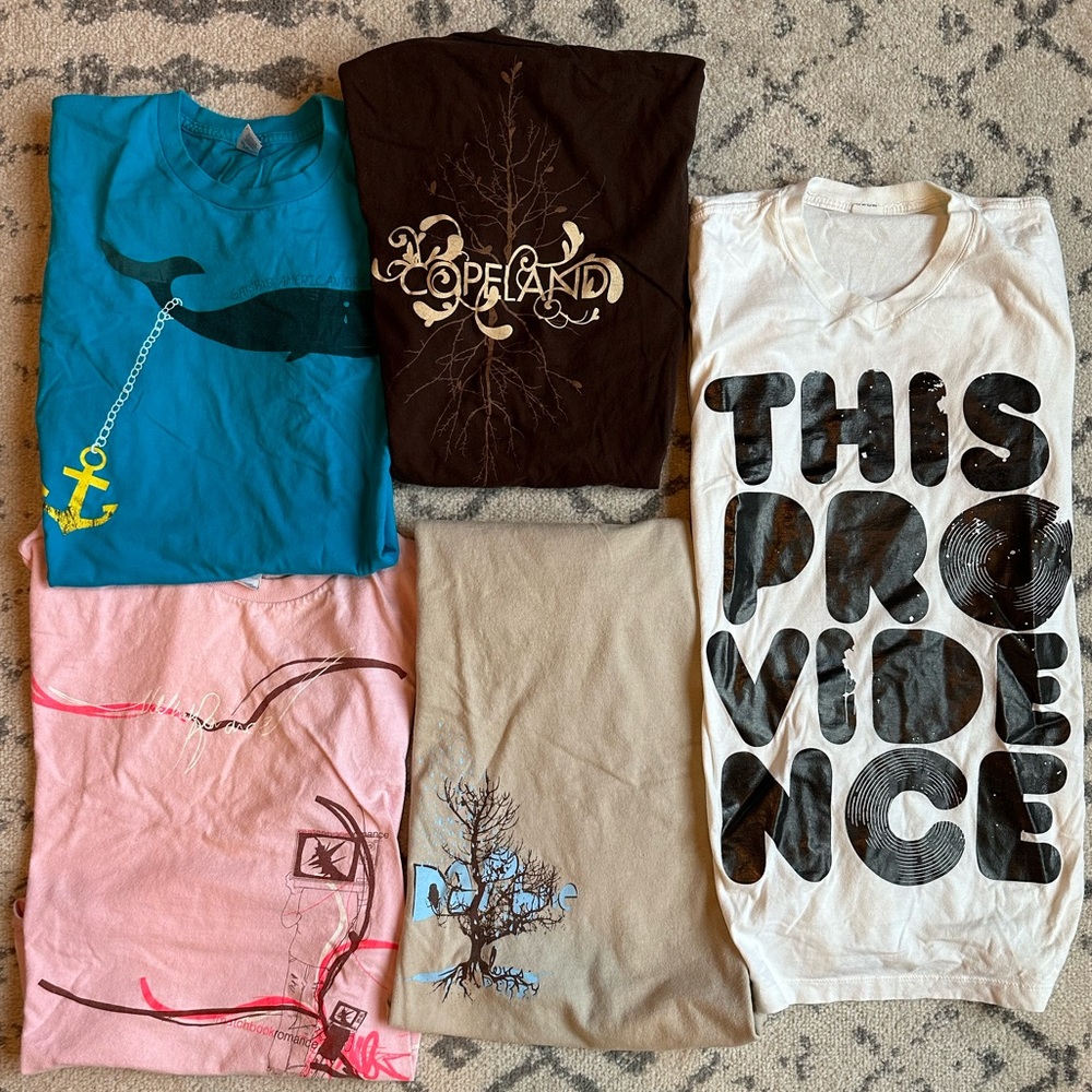 Emo band t-shirt set